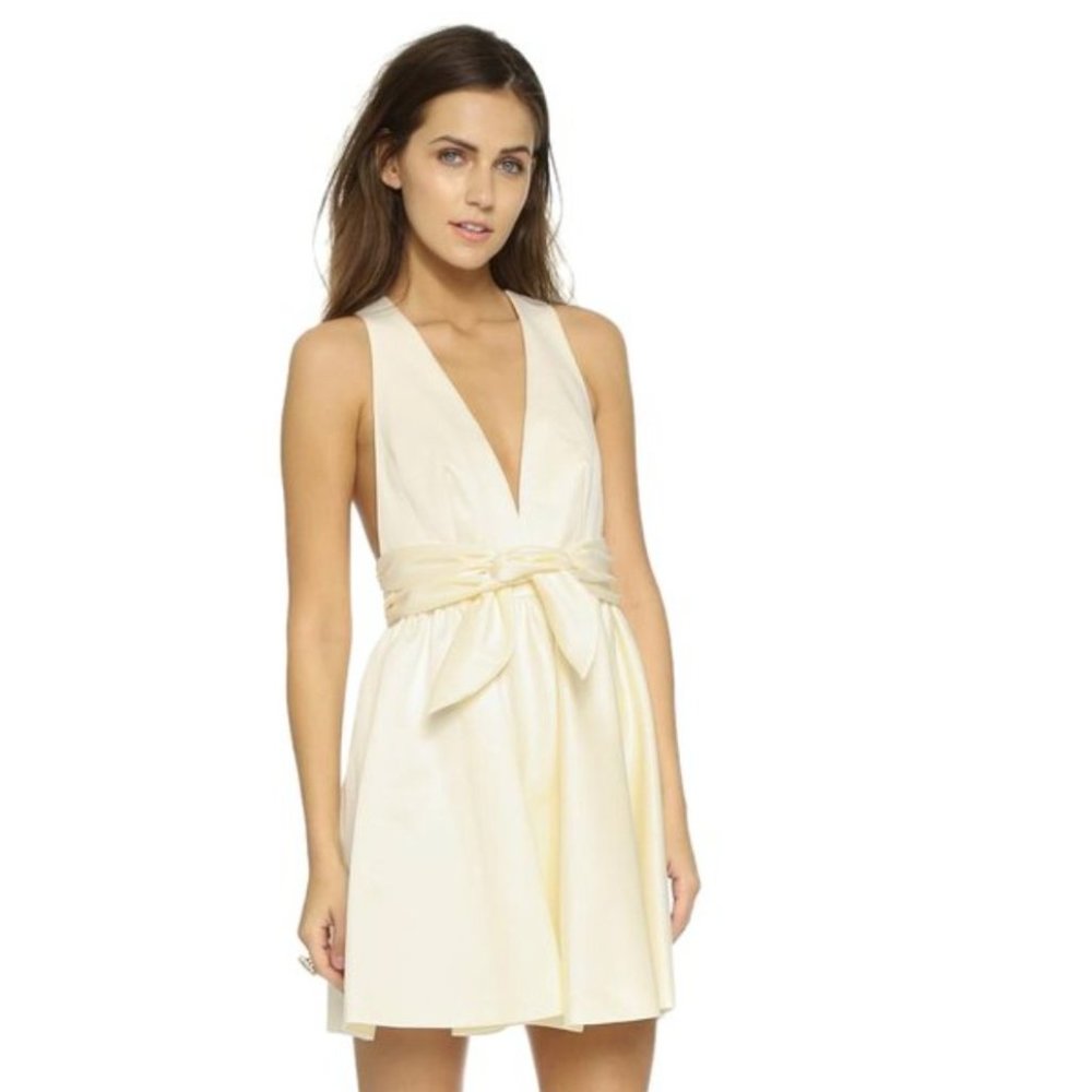 NEW Rachel Zoe Beck Ivory Fit & Flare Cocktail dress SIZE 8